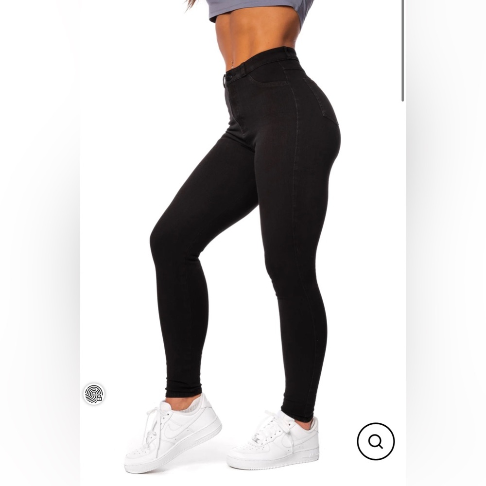 FITJEANS 360 V2 high waisted - black size SMALL
